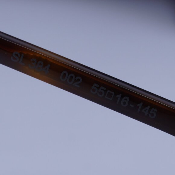 Saint Laurent SL384 002 Cat Eye Sunglasses - Havana/Green - Picture 10 of 10